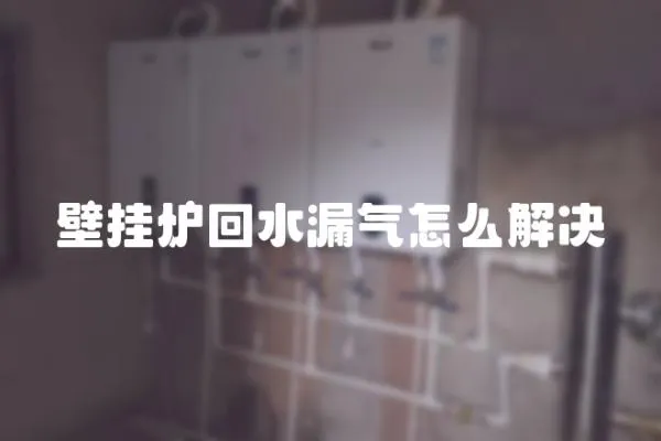 壁掛爐回水漏氣怎么解決