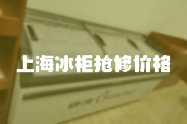 上海冰柜搶修價格