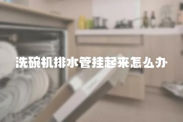 洗碗機(jī)排水管掛起來怎么辦