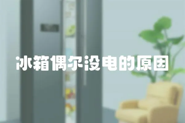 冰箱偶爾沒電的原因