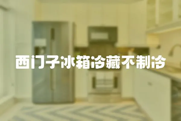 西門子冰箱冷藏不制冷