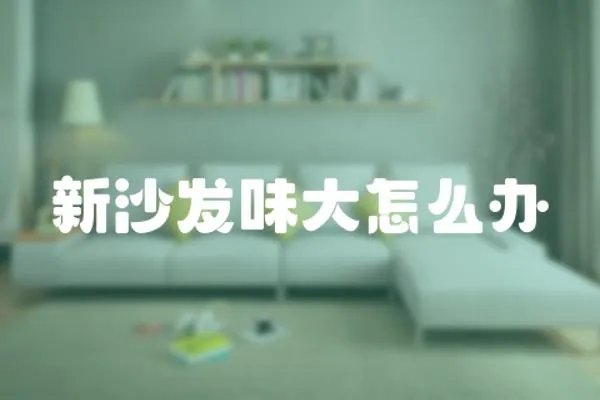 新沙發味大怎么辦