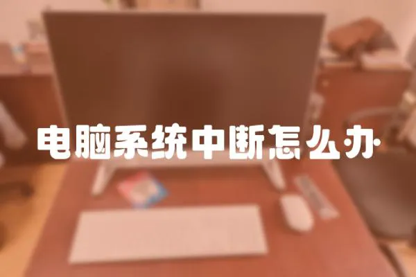 電腦系統中斷怎么辦