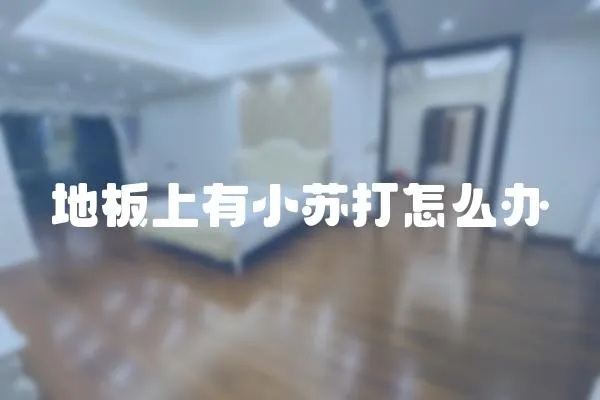 地板上有小蘇打怎么辦