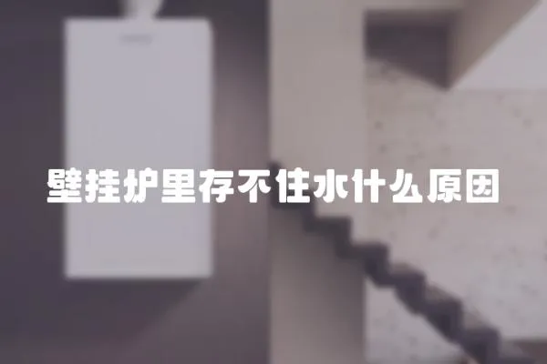壁掛爐里存不住水什么原因