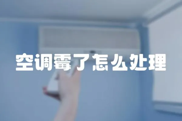 空調霉了怎么處理