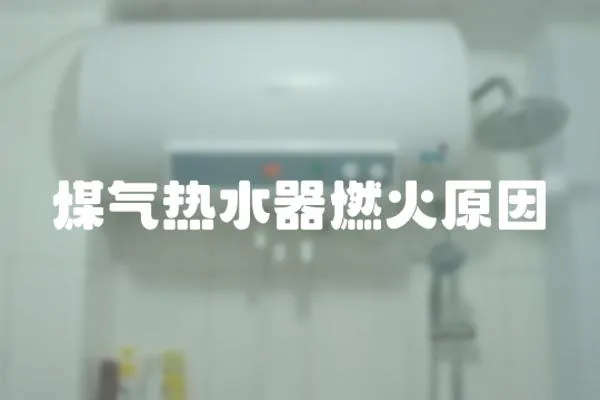 煤氣熱水器燃火原因