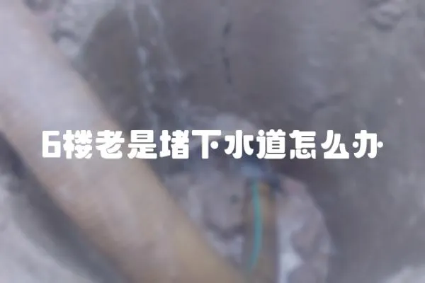 6樓老是堵下水道怎么辦