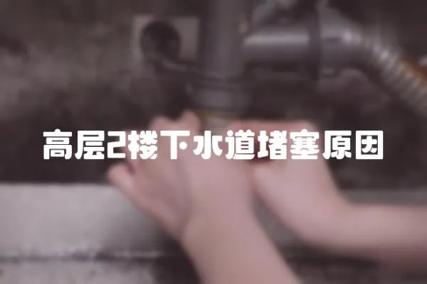 高層2樓下水道堵塞原因