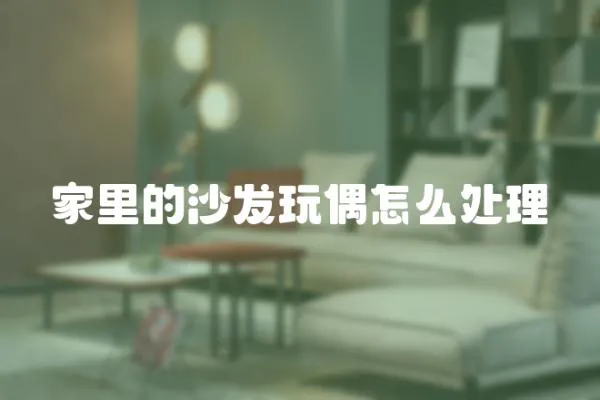 家里的沙發(fā)玩偶怎么處理