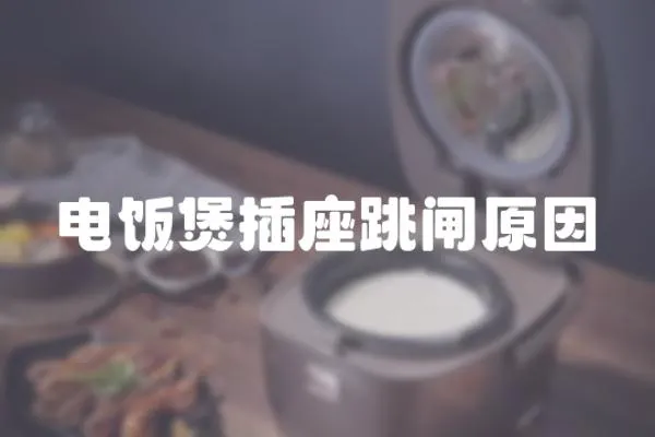 電飯煲插座跳閘原因