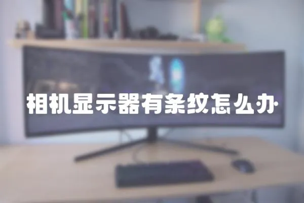 相機顯示器有條紋怎么辦