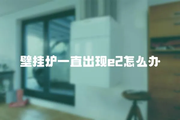 壁掛爐一直出現(xiàn)e2怎么辦