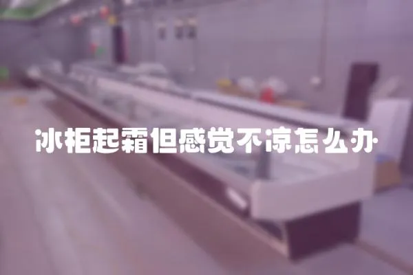 冰柜起霜但感覺不涼怎么辦