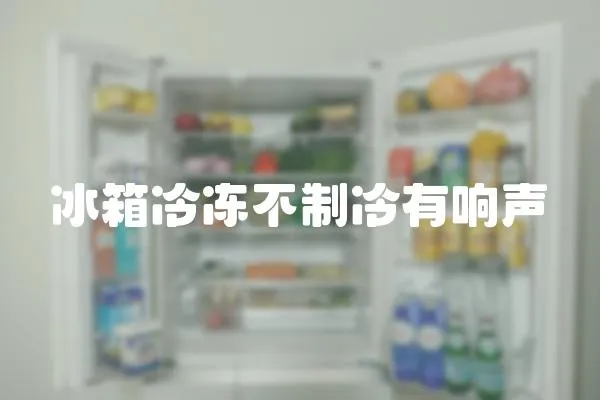 冰箱冷凍不制冷有響聲