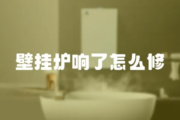 壁掛爐響了怎么修