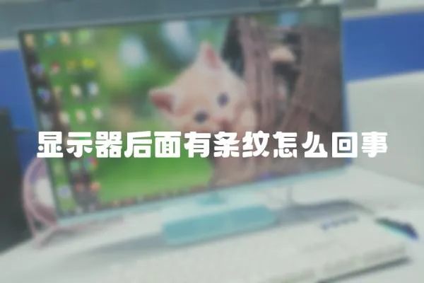 顯示器后面有條紋怎么回事