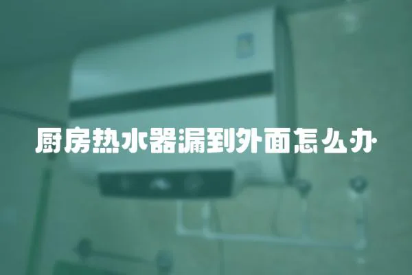 廚房熱水器漏到外面怎么辦