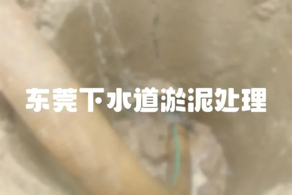 東莞下水道淤泥處理