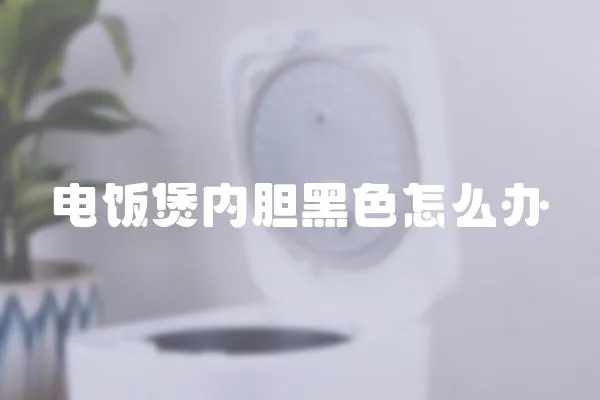 電飯煲內膽黑色怎么辦