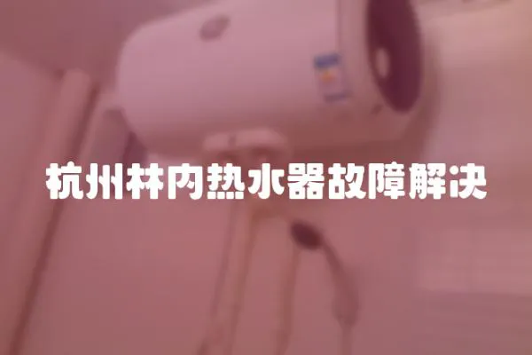 杭州林內(nèi)熱水器故障解決