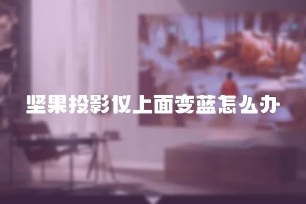 堅(jiān)果投影儀上面變藍(lán)怎么辦