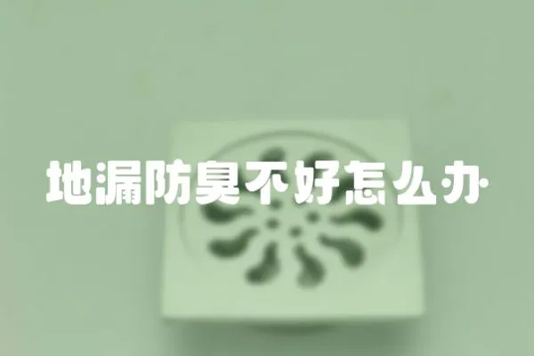地漏防臭不好怎么辦