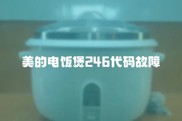 美的電飯煲246代碼故障