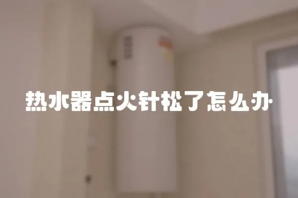 熱水器點火針松了怎么辦