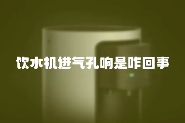 饮水机进气孔响是咋回事