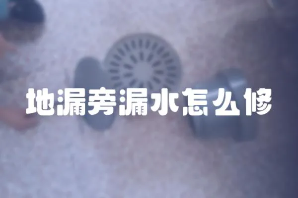 地漏旁漏水怎么修