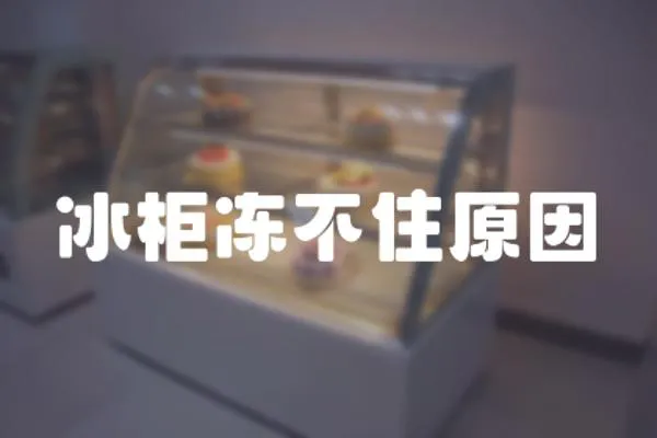 冰柜凍不住原因