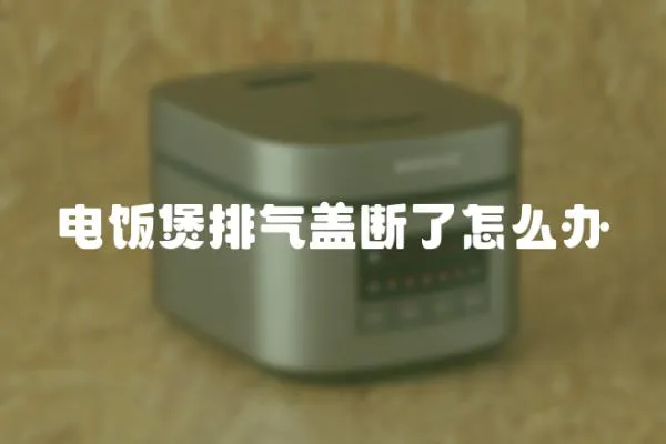 電飯煲排氣蓋斷了怎么辦