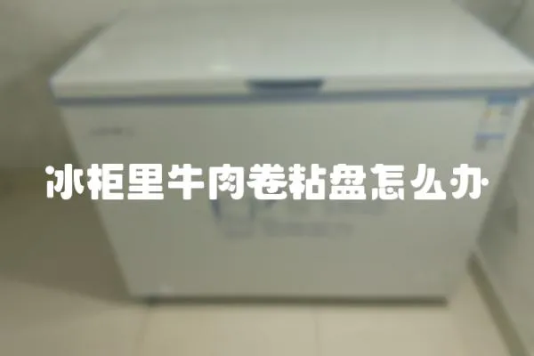 冰柜里牛肉卷粘盤怎么辦