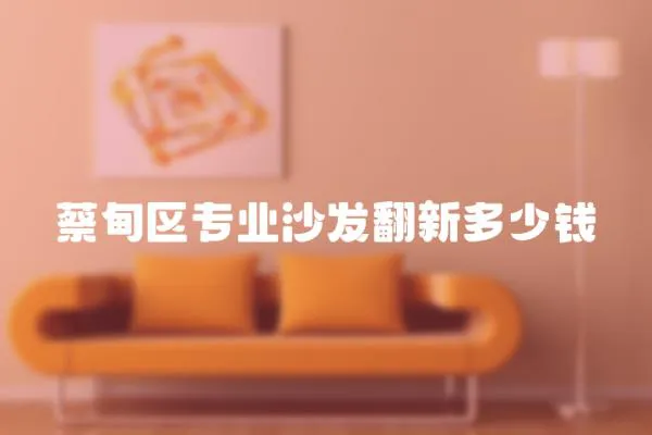 蔡甸區(qū)專業(yè)沙發(fā)翻新多少錢