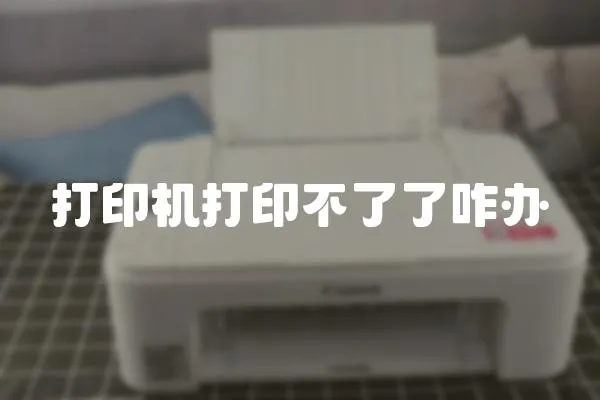 打印機打印不了了咋辦