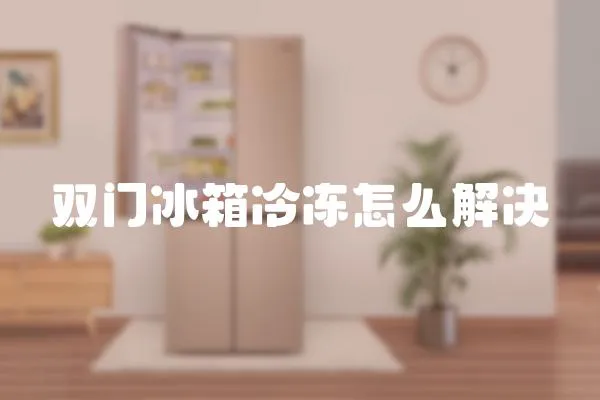雙門冰箱冷凍怎么解決
