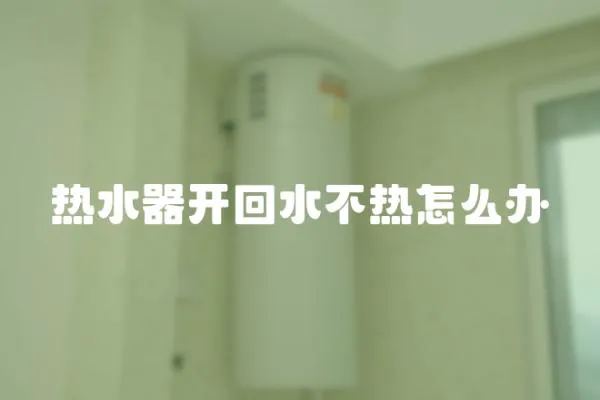 熱水器開回水不熱怎么辦