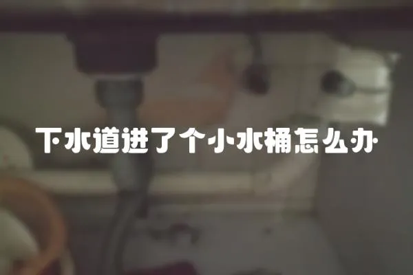 下水道進(jìn)了個(gè)小水桶怎么辦