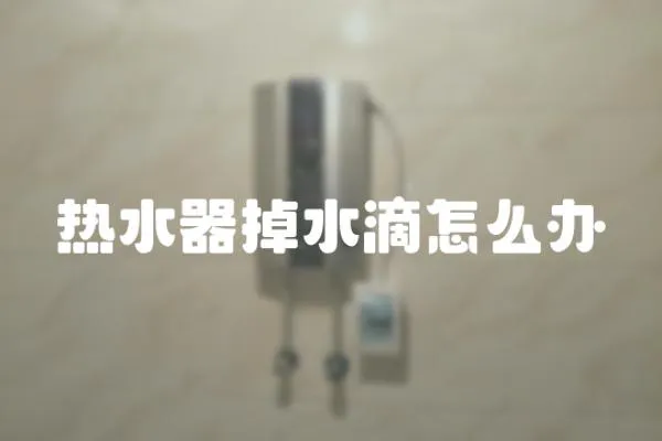 熱水器掉水滴怎么辦