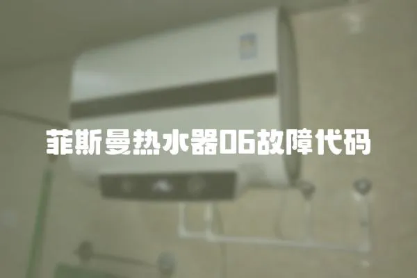 菲斯曼熱水器06故障代碼