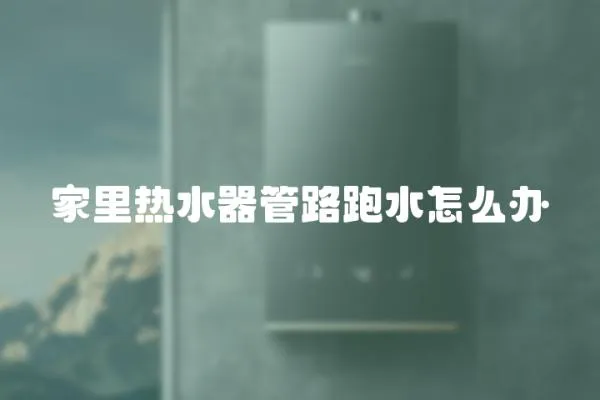 家里熱水器管路跑水怎么辦