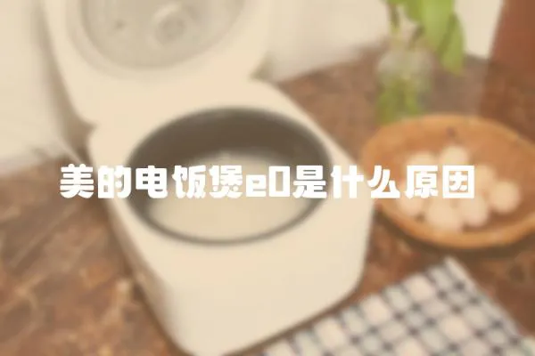 美的電飯煲e0是什么原因