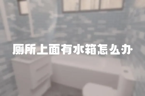 廁所上面有水箱怎么辦