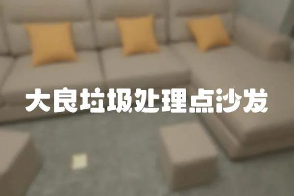 大良垃圾處理點沙發