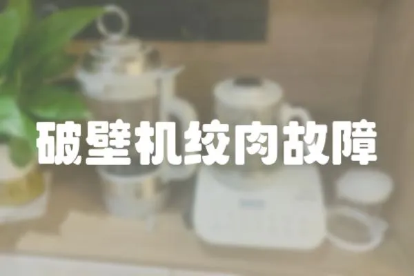 破壁機絞肉故障