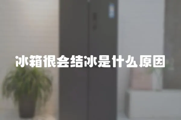 冰箱很會結冰是什么原因