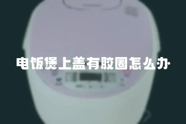 電飯煲上蓋有膠圈怎么辦