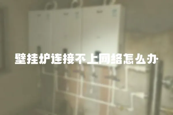 壁掛爐連接不上網絡怎么辦