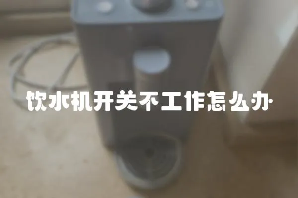 飲水機(jī)開關(guān)不工作怎么辦